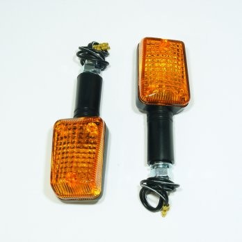 Universal Indicator Amber Lens And Black Stem