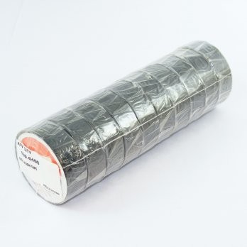 Pack Of 10 x 10m Rolls of Black Insulation Tape