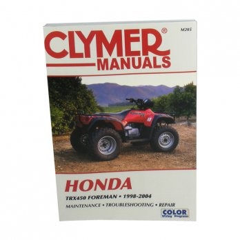 Clymer Workshop Manual - Honda TRX 450 1998 - 2004