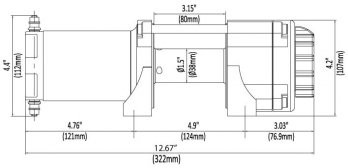 KFI | Winch | Stealth | 2500lb