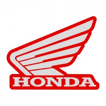 Honda 'Wing' Left Hand Tank Sticker 133mm