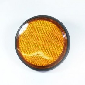 Round Amber Reflector With...