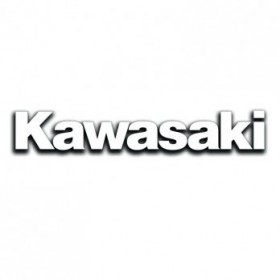 White Kawasaki Side Logo...