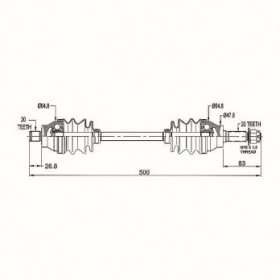 CV Shaft | Polaris Hawkeye...