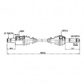 CV Shaft | Polaris RZR 800...