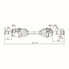 CV Shaft | Honda TRX420 /...