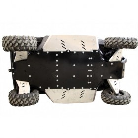 Skid plate full set (aluminium/plastic): CanAm Defender / Traxter