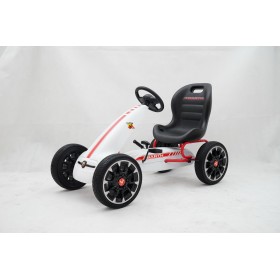 Licensed Abarth Pedal Go Kart White