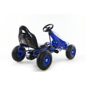 Prince Rubber Wheel Go Kart Blue