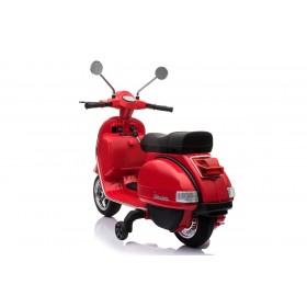 Licensed Vespa 12V Electric Ride On Motorbike Red