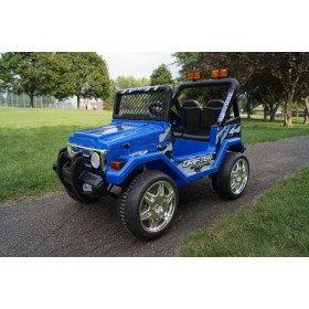 Drifter Raptor Powerful 12V Electric Ride On Jeep Blue