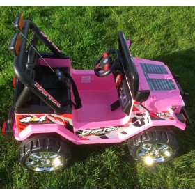 Drifter Raptor Powerful 12V Electric Ride On Jeep Pink