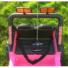 Drifter Raptor Powerful 12V Electric Ride On Jeep Pink