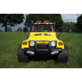 Drifter Raptor Powerful 12V Electric Ride On Jeep Yellow