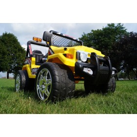 Drifter Raptor Powerful 12V Electric Ride On Jeep Yellow