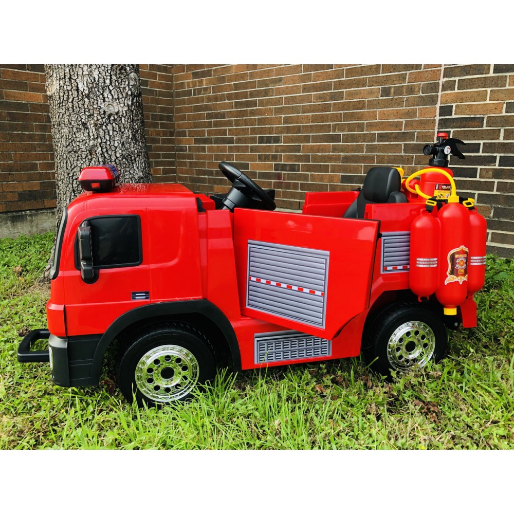 electric ride on fire engine 12v