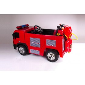 Fire Engine 12V Electric Ride On Truck Red