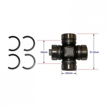 Universal Joint - Kawasaki Mule 2510/3010/4010 Front Prop - See fitment for more vehicles