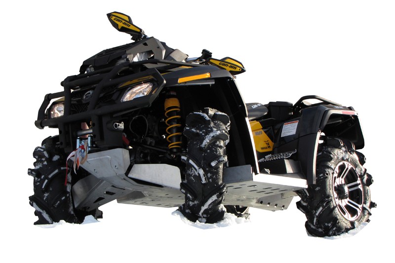 Skid plate full set (aluminium): CanAm G1 Outlander MAX