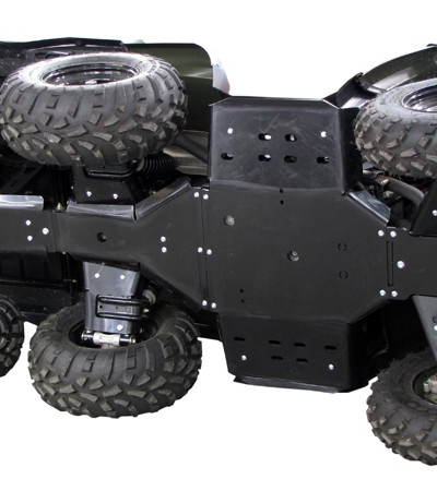 Skid plate full set (plastic): Polaris Big Boss 800