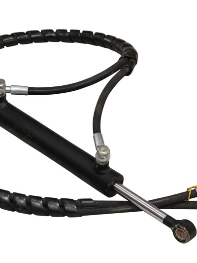 Hydraulic turning unit:( mid-mount plows )