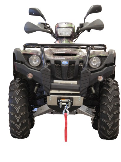 Front winch mounting kit: Linhai 550