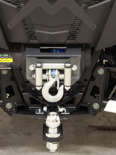 Rear winch mounting kit: Polaris RZR 570