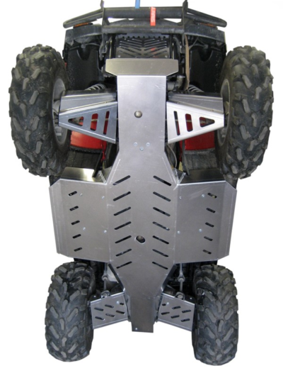 Skid plate full set (aluminium): Polaris Sportsman X2 800