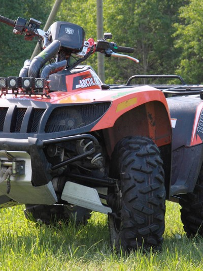 Skid plate full set (aluminium): Arctic Cat 1000 XT