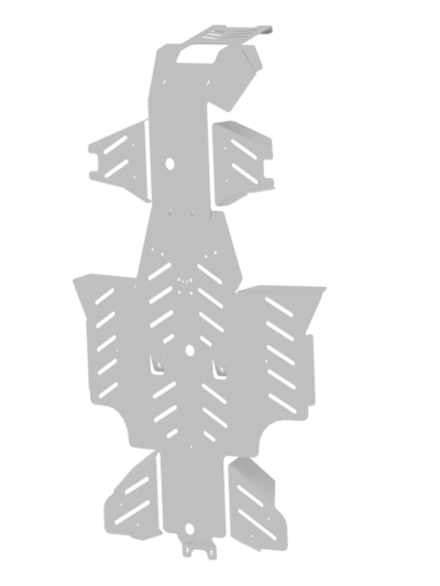 Skid plate full set (aluminium): Yamaha Grizzly 450: (2009-2010)