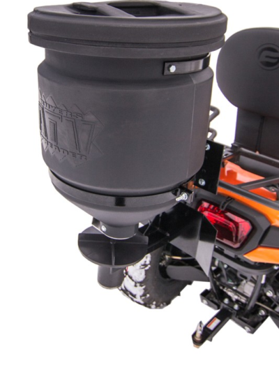 Universal spreader 57L: rack and 2" receiver fitment