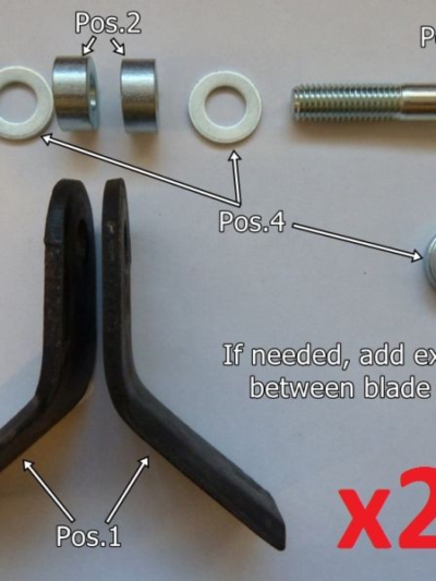 Y blades: ( Complete set )