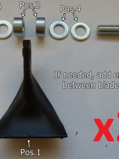 Hammer blades: ( Complete set )