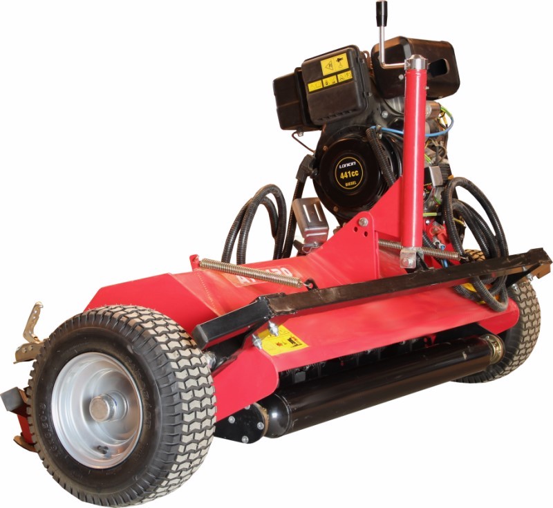 Flail mower DIESEL : with electric starter: with heavy duty clutch - Image 3