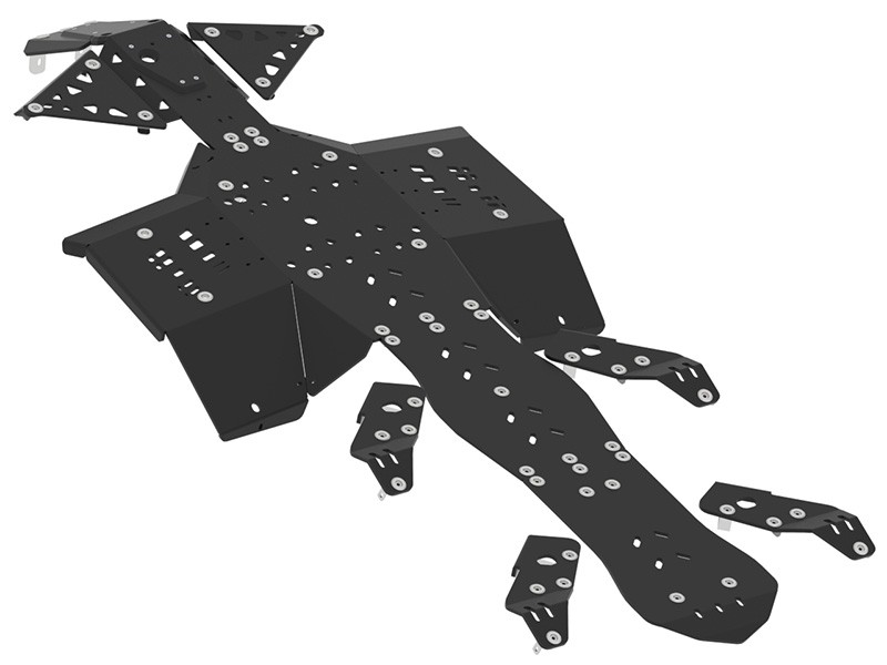 CanAm G2 Outlander 6x6 MAX: - skid plate full set plastic: (2017-2018) - Image 3