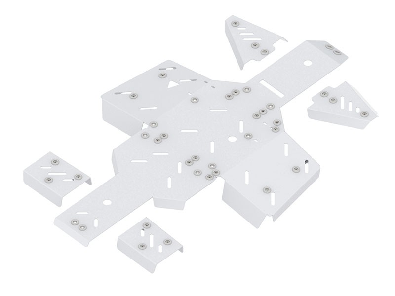 Skid plate full set (aluminium): Linhai 500 - Image 3