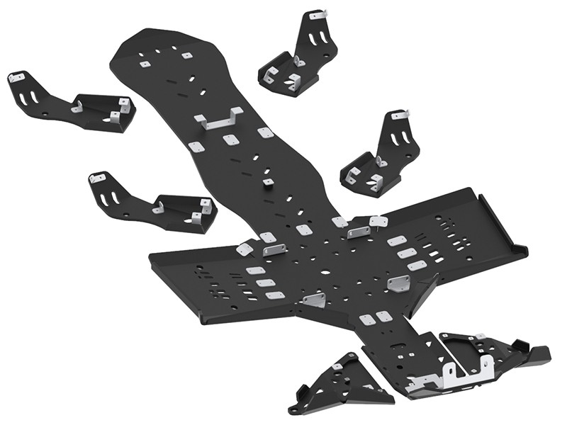 Skid plate full set (plastic): CanAm G2 Outlander 6x6: (2019+) - Image 3