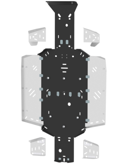 Skid plate full set (plastic): UFORCE 550 / 800: ( Tracker )