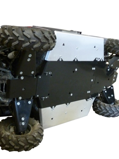 Skid plate full set (aluminium/plastic): Polaris Ranger: 900 XP / 1000 Diesel