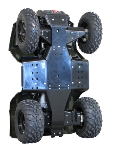 Skid plate full set (plastic): Polaris Sportsman 800 (-2010)