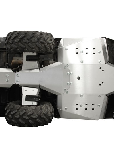 Skid plate full set (aluminium): Polaris Big Boss 570