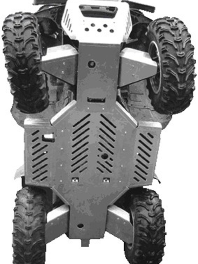 Skid plate full set (aluminium): Yamaha Grizzly 660