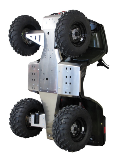 Skid plate full set (aluminium): Polaris Sportsman: 400 / 500 / 800: (2011+)