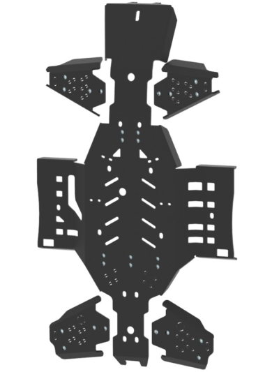 Skid plate full set (plastic): Arctic Cat Limited: 550 / 700 / 700 MudPro