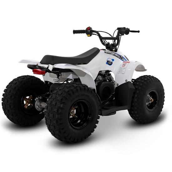 SMC Scout90 90cc Blue Kids Quad Bike - Image 4