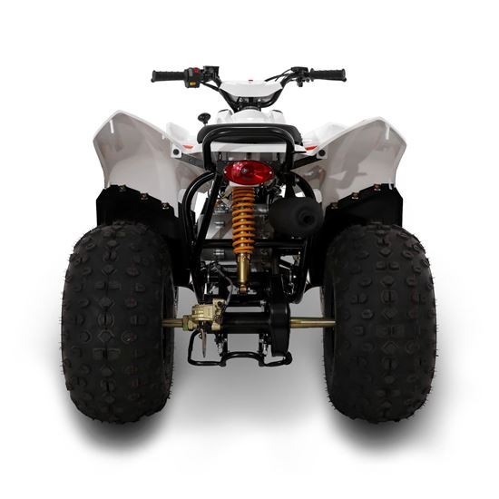 SMC Hornet100 100cc White Kids Quad Bike - Image 5