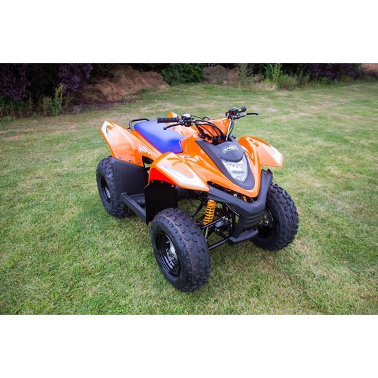 SMC Hornet100 100cc White Kids Quad Bike - Image 10