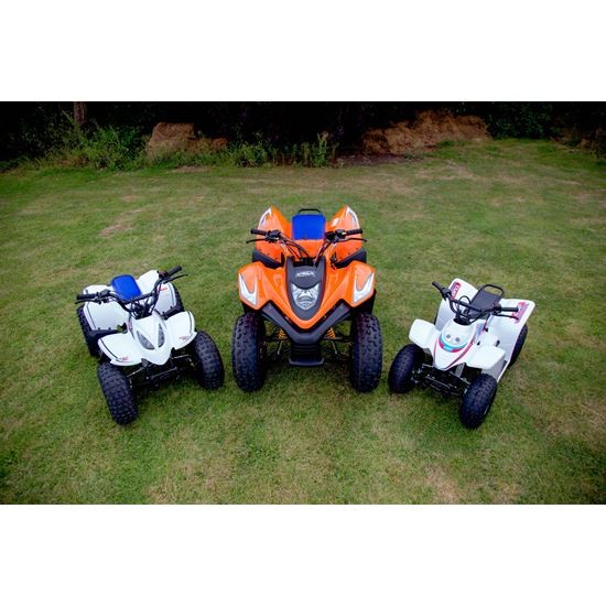 SMC Hornet100 100cc White Kids Quad Bike - Image 15