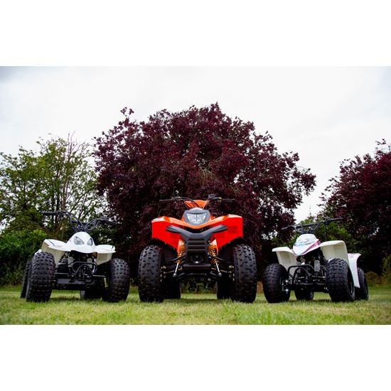SMC Hornet100 100cc White Kids Quad Bike - Image 16
