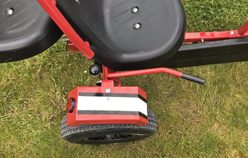 Hercules Adult Double Two Seat Pedal Go Kart Black